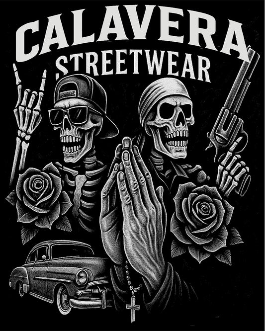 T-SHIRT Street Prayer Calavera