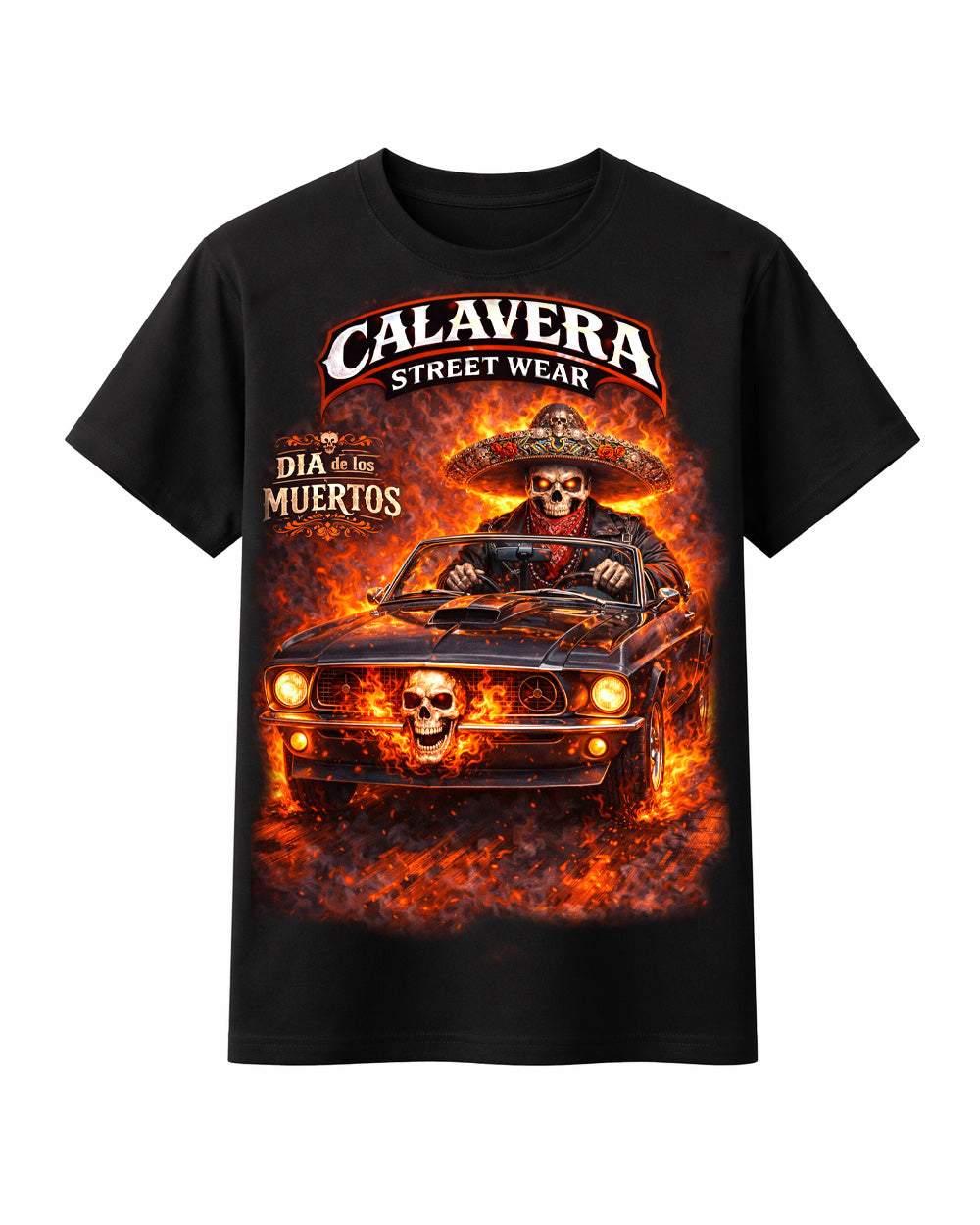 T-SHIRT Calavera Inferno