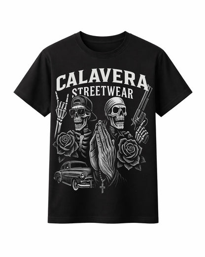T-SHIRT Street Prayer Calavera