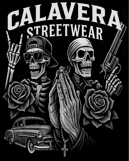 T-SHIRT Street Prayer Calavera