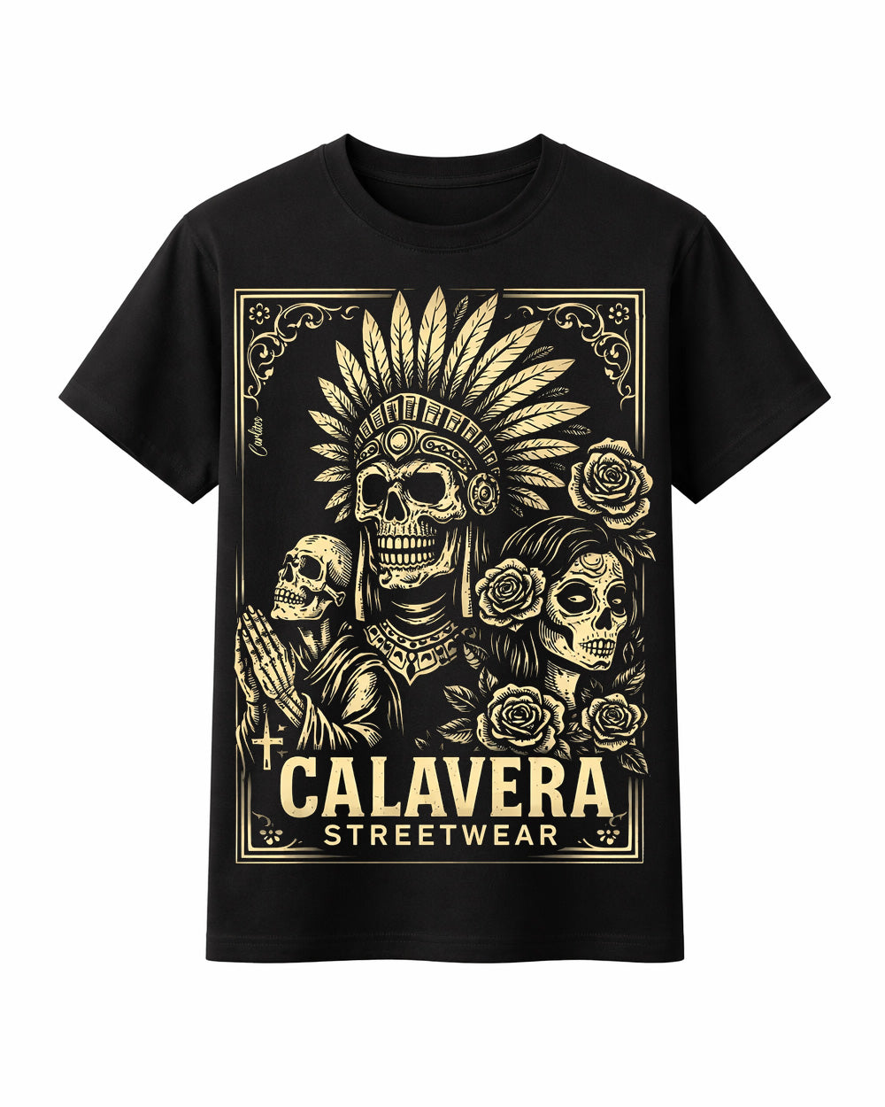 T-SHIRT Golden Heritage Calavera