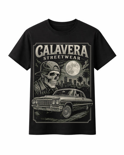 T-SHIRT Moonlight Lowrider – Calavera