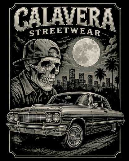 T-SHIRT Moonlight Lowrider – Calavera