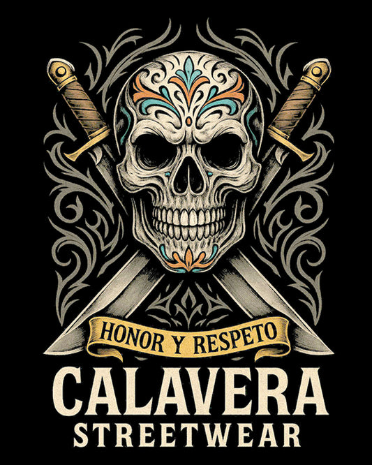 T-SHIRT Honor y Respeto – Calavera