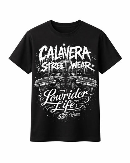 T-SHIRT Lowrider Life – Calavera Streetwear