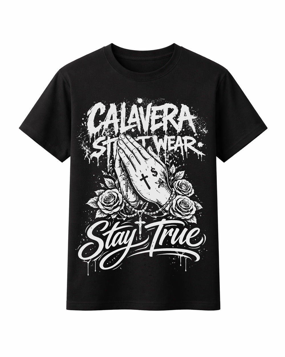 T-SHIRT Stay True – Calavera Streetwear